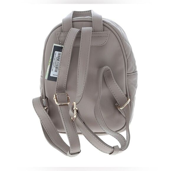 Badgley Mischka  Elegant Gray Quilted Backpack NWT main image 5
